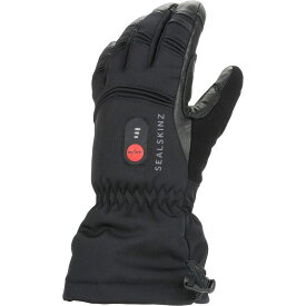 (取寄) シールスキンズ ウォータープルーフ ヒーティッド ガントレット グローブ SealSkinz Waterproof Heated Gauntlet Glove Black
