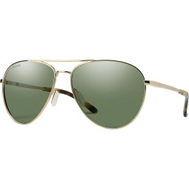 (取寄) スミス レイバック ポーラライズド サングラス Smith Layback Polarized Sunglasses Gold/ChromaPop Polarized Gray Green