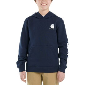 (取寄) カーハート グラフィック スウェットシャツ - リトル ボーイズ Carhartt Graphic Sweatshirt - Little Boys' Navy
