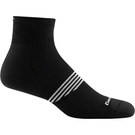 (取寄) ダーンタフ エレメント クオーター ライトウェイト クッション ソック Darn Tough Element Quarter Lightweight Cushion Sock Black