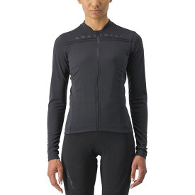 (取寄) カステリ レディース アニマ 4 ロング-スローブ ジャージ - ウィメンズ Castelli women Anima 4 Long-Sleeve Jersey - Women's Light Black