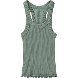 (取寄) フリーピープル レディース リブド シームレス タンク トップ - ウィメンズ Free People women Ribbed Seamless Tank Top - Women's Iceberg Green