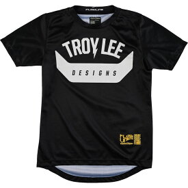 (取寄) トロイリーデザインズ ボーイズ フローライン ショートスリーブ ジャージ - ボーイズ Troy Lee Designs boys Flowline Short-Sleeve Jersey - Boys' Aircore Black