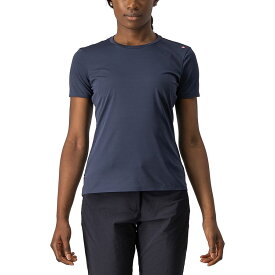 (取寄) カステリ レディース テック 2 T-シャツ - ウィメンズ Castelli women Tech 2 T-Shirt - Women's Savile Blue