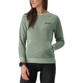 (取寄) カステリ レディース ロゴ スウェットシャツ - ウィメンズ Castelli women Logo Sweatshirt - Women's Defender Green