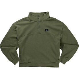 (取寄) バンズ レディース レイトン モック ネック フリース プルオーバー - ウィメンズ Vans women Leighton Mock Neck Fleece Pullover - Women's Olivine