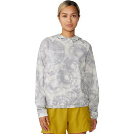 (取寄) マウンテンハードウェア レディース サンシャドー ロング-スローブ ブーディ - ウィメンズ Mountain Hardwear women Sunshadow Long-Sleeve Hoodie - Women's Grey Ice Spore Dye Print
