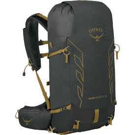 (取寄) オスプレーパック メンズ タロン ヴェロシティ 30L バックパック - メンズ Osprey Packs men Talon Velocity 30L Backpack - Men's Dark Charcoal/Tumbleweed Yellow