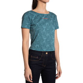 (取寄) スポルティバ レディース ディメンション T-シャツ - ウィメンズ La Sportiva women Dimension T-Shirt - Women's Everglade/Juniper