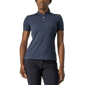 (取寄) カステリ レディース テック 2 ポロ シャツ - ウィメンズ Castelli women Tech 2 Polo Shirt - Women's Savile Blue