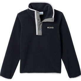 (取寄) コロンビア キッズ ヘルベティア ハーフ スナップ フリース - キッズ Columbia kids Helvetia Half Snap Fleece - Kids' Black/City Grey