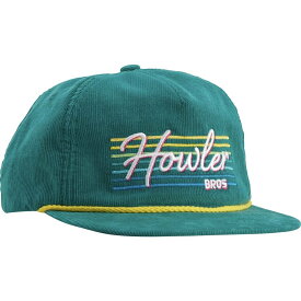 (取寄) ハウラーブラザーズ ビーチ クラブ アンストラクチャード スナップバック ハット 帽子 Howler Brothers Beach Club Unstructured Snapback Hat Teal Corduroy