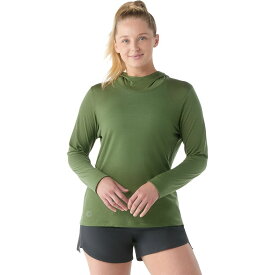 (取寄) スマートウール レディース メリノ スポーツ ウルトラライト ブーディ - ウィメンズ Smartwool women Merino Sport Ultralite Hoodie - Women's Fern Green