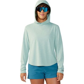 (取寄) マウンテンハードウェア レディース サンブロッカー ロング スリーブ ブーディ - ウィメンズ Mountain Hardwear women Sunblocker Long Sleeve Hoodie - Women's Mineral Spring Heather