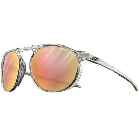 (取寄) ジュルボ メタ ポーラライズド サングラス Julbo Meta Polarized Sunglasses Shiny Crystal/Gray/Brass/REACTIV 1-3 Glare Control