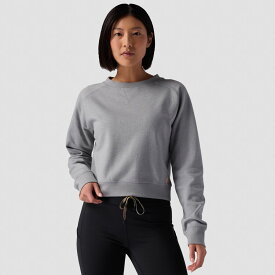 (取寄) ストイック レディース ビンテージ ジム クロップド クルー スウェットシャツ - ウィメンズ Stoic women Vintage Gym Cropped Crew Sweatshirt - Women's Heathered Monument