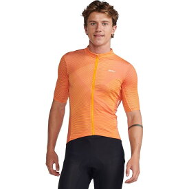 (取寄) ツータイムズユー メンズ エアロ サイクル ショートスリーブ ジャージ - メンズ 2XU men Aero Cycle Short-Sleeve Jersey - Men's Turmeric/White Reflective