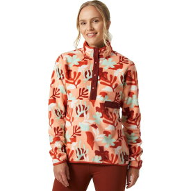 (取寄) ヘリーハンセン レディース マリダレン プルオーバー フリース - ウィメンズ Helly Hansen women Maridalen Pullover Fleece - Women's Terracotta Icon Print