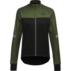 (取寄) ゴアウェア レディース ファントム サイクリング ジャケット - ウィメンズ GOREWEAR women Phantom Cycling Jacket - Women's Black/Utility Green