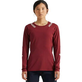 (取寄) スペシャライズド レディース トレイル エアー ロング-スローブ ジャージ - ウィメンズ Specialized women Trail Air Long-Sleeve Jersey - Women's Garnet Red