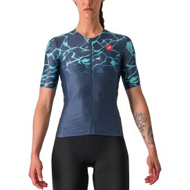 (取寄) カステリ レディース フリー スピード 2 レース トップ - ウィメンズ Castelli women Free Speed 2 Race Top - Women's Belgian Blue/Light Turquoise