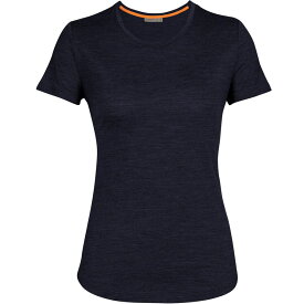 (取寄) アイスブレイカー レディース スフィア リ ショートスリーブ T-シャツ - ウィメンズ Icebreaker women Sphere II Short-Sleeve T-Shirt - Women's Midnight Navy Heather