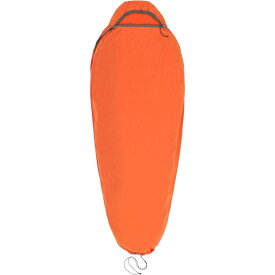 (取寄) シートゥサミット リアクター エクストリーム マミー + ドローコード スリーピング バッグ ライナー Sea To Summit Reactor Extreme Mummy + Drawcord Sleeping Bag Liner Spicy Orange