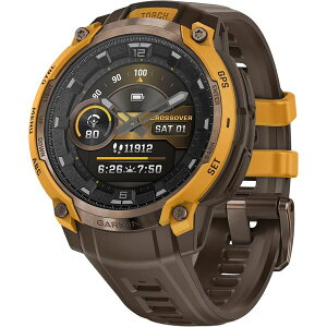 (���) �K�[�~�� �C���X�e�B���N�g �N���X�I�[�o�[ �X�|�[�c �E�H�b�` Garmin Instinct Crossover AMOLED Sport Watch Bronze/ Sunburst /Cocoa
