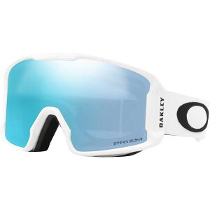 (���) �I�[�N���[ ���C�� �}�C�i�[ M �v���Y�� �S�[�O���Y Oakley Line Miner M Prizm Goggles Matte White/Sapphire Iridium
