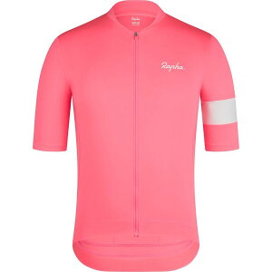 (���) ���t�@ �����Y �R�A �W���[�W - �����Y Rapha men Core Jersey - Men's High-Vis Pink/White