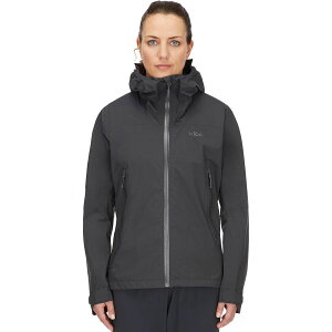 (���) ���u ���f�B�[�X �_�E���|�A�[ ���C�g �W���P�b�g - �E�B�����Y Rab women Downpour Light Jacket - Women's Anthracite