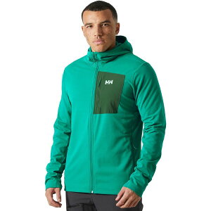 (���) �w���[�n���Z�� �����Y �o�[�T���C�g �t�[�f�b�g �t���[�X �W���P�b�g - �����Y Helly Hansen men Versalite Hooded Fleece Jacket - Men's Signal Green