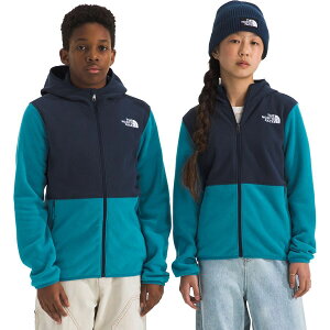 (���) �m�[�X�t�F�C�X �L�b�Y �O���C�V���[ �t���W�b�v �u�[�f�B - �L�b�Y The North Face kids Glacier Full-Zip Hoodie - Kids' Dusk Blue/Summit Navy