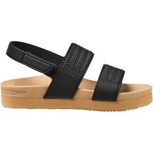 (���) ���[�t �K�[���Y �E�H�[�^�[ �r�X�^ �T���_�� - �K�[���Y Reef girls Water Vista Sandal - Girls' Black/Tan