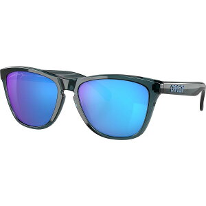 (���) �I�[�N���[ �t���b�O�X�L�� �v���Y�� �|�[�����C�Y�h �T���O���X Oakley Frogskins Prizm Polarized Sunglasses Crystal Black/Prizm Sapphire Polarized
