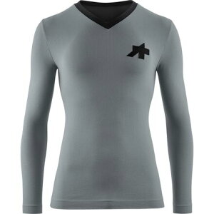 (���) �A�\�X �����Y �^�N�e�B�J �����O-�X���[�u �e�b�N T-�V���c T5 - �����Y Assos men TACTICA Long-Sleeve Tech T-Shirt T5 - Men's Fanatic Silver