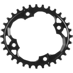 (���) �A�u�\�����[�g�u���b�N �X���� �I�[�o�� �g���N�V���� �`�F�[�������O absoluteBLACK SRAM Oval Traction Chainring Black/94 BCD