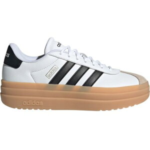 (���) �A�f�B�_�X ���f�B�[�X Vl �R�[�g �{�[���h �V���[�Y - �E�B�����Y Adidas women VL Court Bold Shoe - Women's Footwear White/Core Black/Wonder Beige