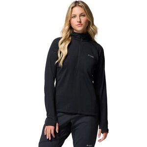 (���) �R�����r�A ���f�B�[�X 1/2-�W�b�v �g�b�v - �E�B�����Y Columbia women DriVenture 1/2-Zip Top - Women's Black