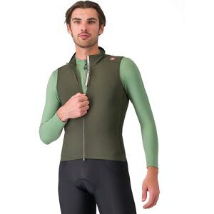 (���) �J�X�e�� �����Y �G�X�v���b�\ �x�X�g - �����Y Castelli men Espresso Vest - Men's Deep Green