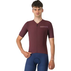 (���) �J�X�e�� �����Y �v���~�I �G�{ �V���[�g�X���[�u �W���[�W - �����Y Castelli men Premio Evo Short-Sleeve Jersey - Men's Deep Bordeaux