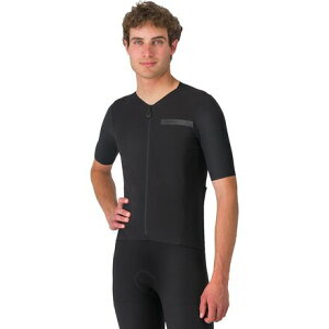 (���) �J�X�e�� �����Y �v���~�I �G�{ �V���[�g�X���[�u �W���[�W - �����Y Castelli men Premio Evo Short-Sleeve Jersey - Men's Light Black/Black