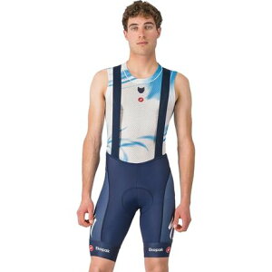 (���) �J�X�e�� �����Y �R���y�e�B�c�B�I�[�l 2 �r�u�V���[�g - �����Y Castelli men Soudal/Quick-Step Competizione 2 Bibshort - Men's Belgian Blue