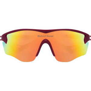 (���) �f�B�X�g���N�g���B�W���� ���[�U�[ �T���O���X District Vision Junya Racer Sunglasses Raspberry/D+ Spectral Mirror