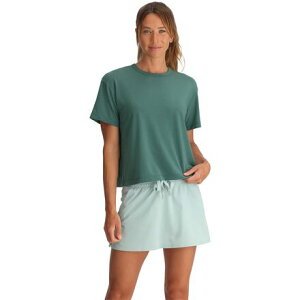(���) �t���[�t���C ���f�B�[�X �G���x�[�g ���C�g�E�F�C�g T-�V���c - �E�B�����Y Free Fly women Elevate Lightweight T-Shirt - Women's Sea Pine