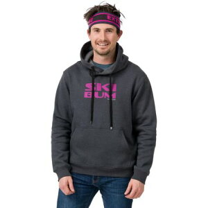 (���) �t���C���[ �����Y �X�L�[ �o�� �u�[�f�B - �����Y Flylow men Ski Bum Hoodie - Men's Black Heather