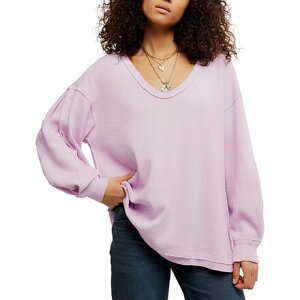 (���) �t���[�s�[�v�� ���f�B�[�X �R�[�X�g 2 �R�[�X�g �T�[�}�� �g�b�v - �E�B�����Y Free People women Coast 2 Coast Thermal Top - Women's Blush Lilac