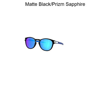(���) �I�[�N���[ ���b�` �v���Y�� �T���O���X Oakley Latch Prizm Sunglasses Matte Black/Prizm Sapphire