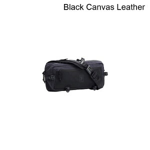(���) �N���[�� �J�f�b�g �X�����O Chrome Kadet Sling Black Canvas Leather