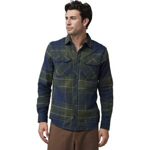 (���) �t�H�b�N�X���[�V���O �����Y �g���C���_�X�g �t�����l�� - �����Y Fox Racing men Traildust Flannel - Men's Midnight